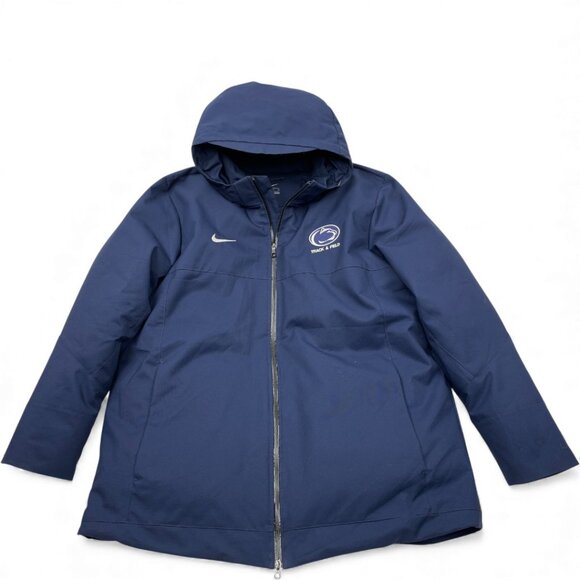 Nike Penn State Team Issues 550 Duck Down Winter Parka Puffer Jacket Men's 2XL - Picture 2 of 12
